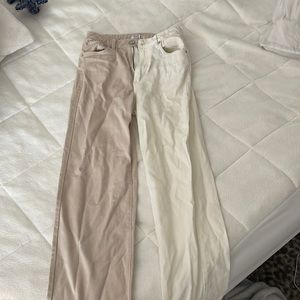 Garage two colored jeans